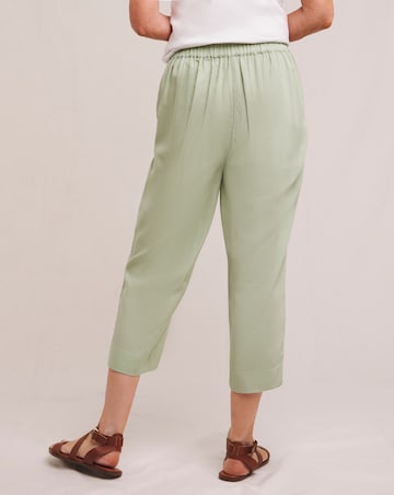 Julipa Linen Mix Cropped Trousers
