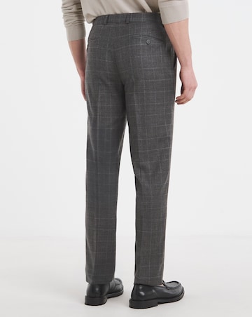 William Hunt Flannel Check Suit Trouser