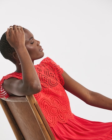 Broderie 2 - in - 1 Maxi Dress