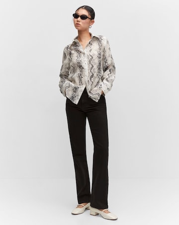 Mango Snake Print Shirt