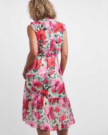 Joanna Hope Tie Waist Midi Dress