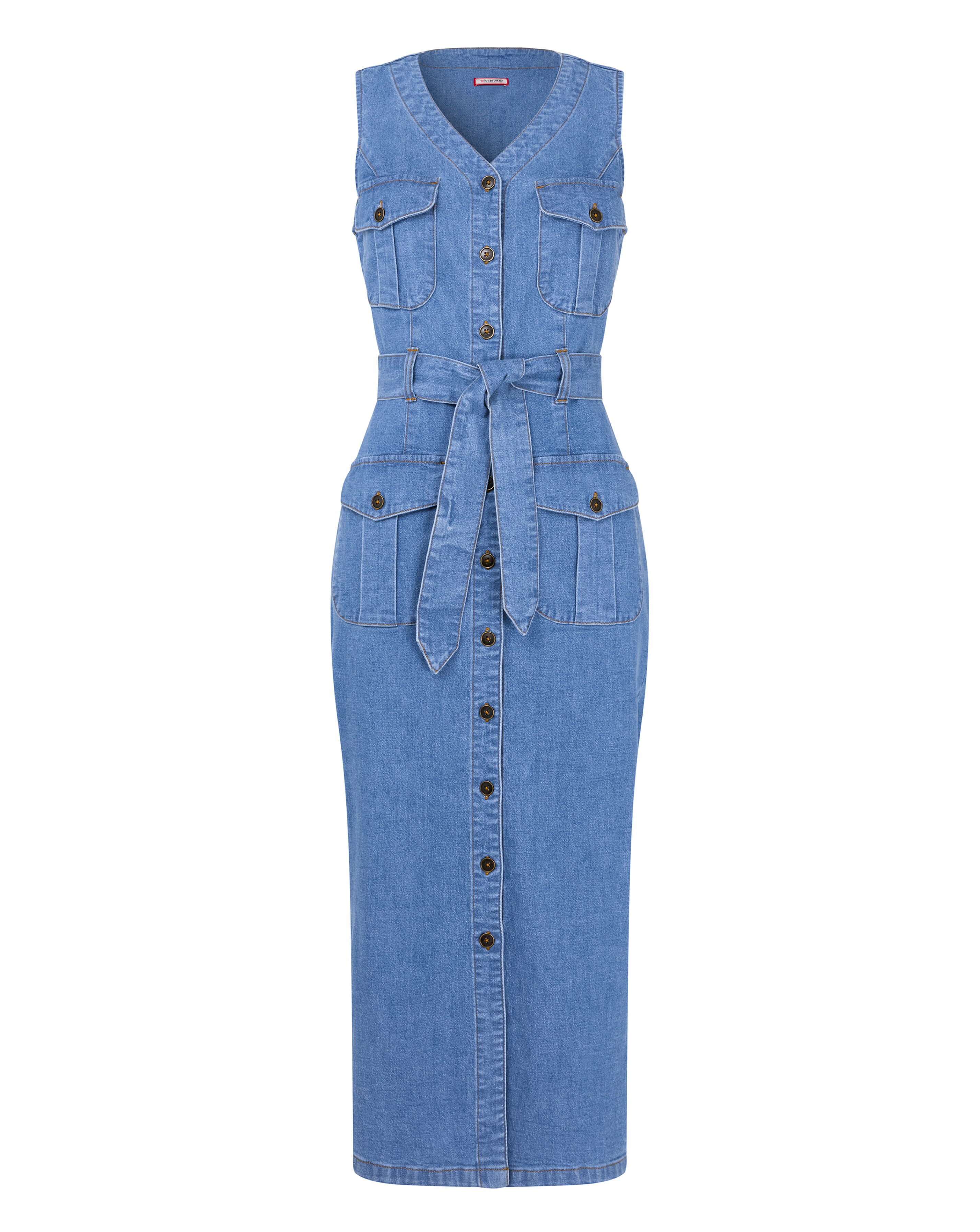 amazon denim dress Joe Browns Dreamer Stretch Taylor Plus Size Floral Denim mini dress Casual Summer Wear Velvet Colors:Steel Blue 853 - Not available or creative play