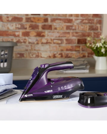 Tower T22008 2400W CeraGlide Corded and Cordless Turbo Steam Iron