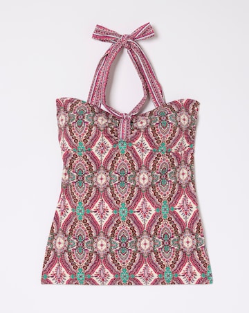 Fatface Cody Detail Paisley Tankini