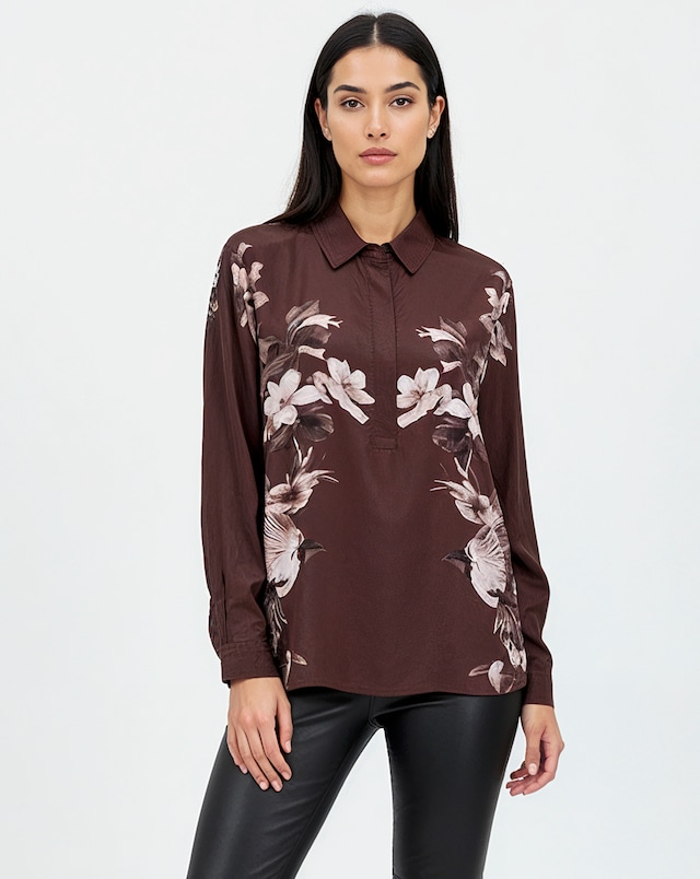 Religion Floral Graphic Shirt