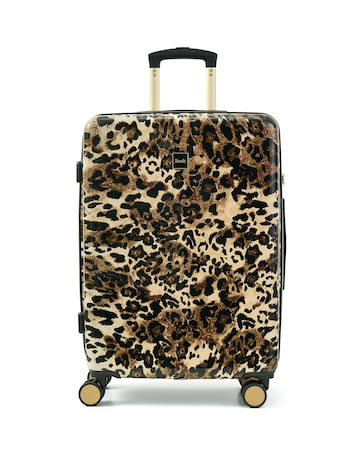 Rock Savannah Leopard 3pc Suitcase Set