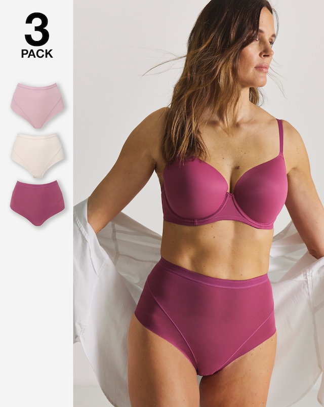 MAGISCULPT (3 Pack) Light Control Tummy Shaper Knickers