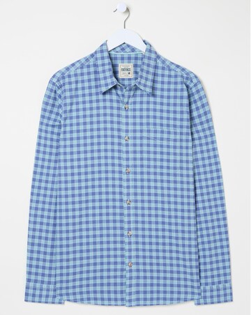 Fatface Sandy Check Shirt - Vintage Blue