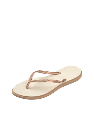 Havaianas Slim Point Nude Sandals
