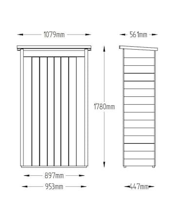 Forest Pressure Treated Pent Tall Garden Store