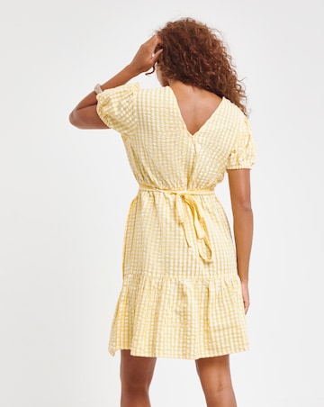 Anise Wrap Mini Beach Dress