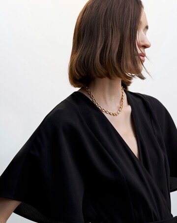 Mango Buttoned Long Jumpsuit