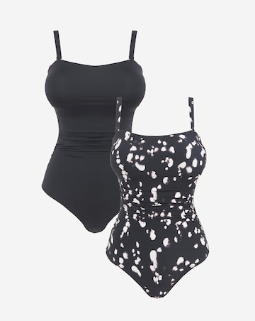 MAGISCULPT Firm Control 2 Pack Bandeau Swimsuits