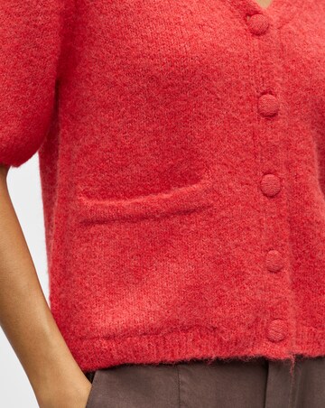 Object Short Sleeve V-Neck Knit Cardigan