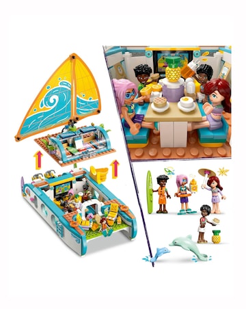 LEGO Friends Travel Boat Adventure, Kids' Building Kit 42664