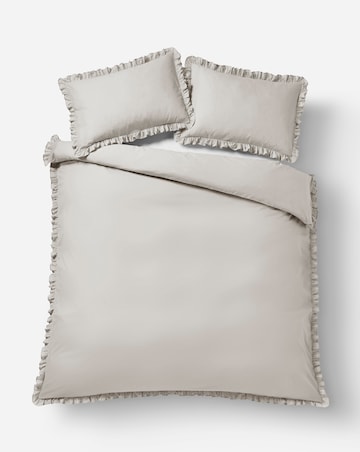Ruffled Edge Duvet Cover Set