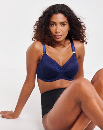Fantasie Fusion Lace Full Cup Wired Bra Navy