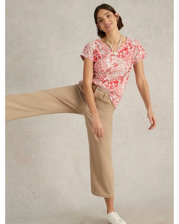 White Stuff Nelly Notch Neck Tee