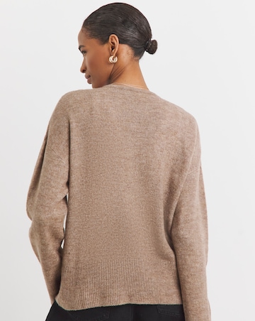 Mocha Tie Front Cardigan