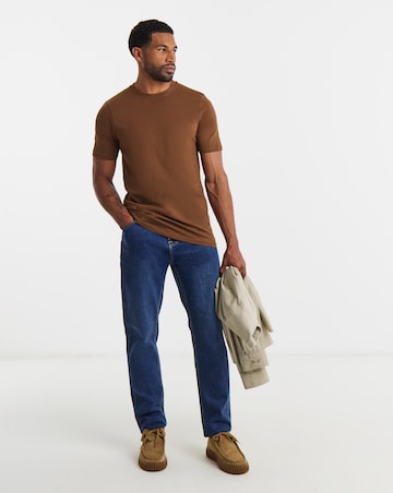 Pure Cotton Crew Neck T-Shirt Long