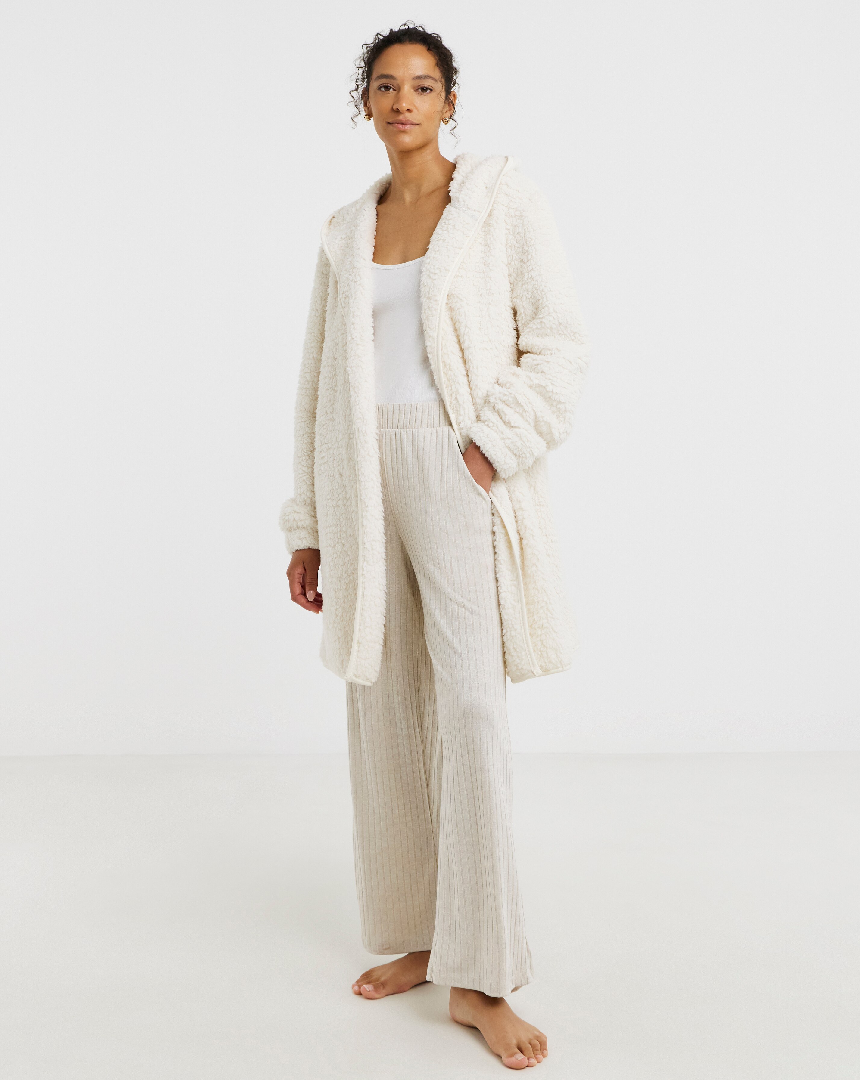 Pretty Secrets Supersoft Borg Lounge Cardigan