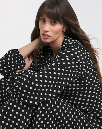 Textured Jersey Tie Detail Maxi Dress