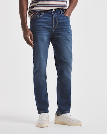 Union Wardrobe Classic Slim Jeans- Mid Wash
