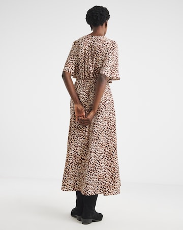 Angel Sleeve Tea Dress