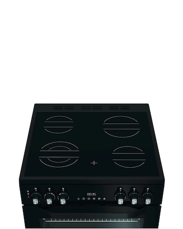 Hotpoint HDE6VDCASB1 60cm Electric Double Cooker with Air Fry - Black + Install