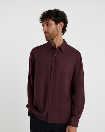 Folio Garment Dyed Viscose Shirt Regular