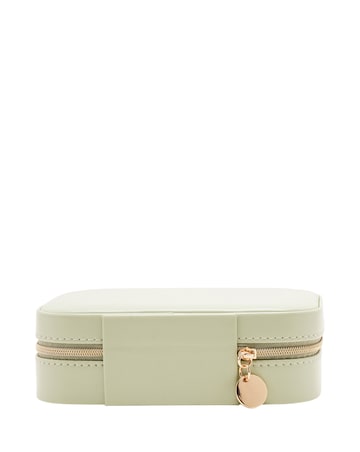 Sophia Lane Green Floral Jewellery Box