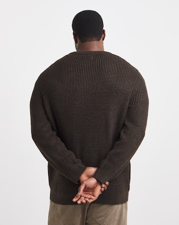 Jack & Jones Global Knitted Jumper - Brown