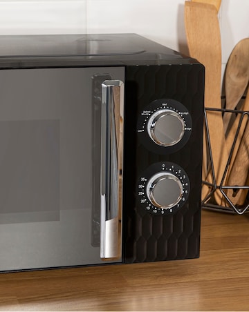 Russell Hobbs RHMM715B Honeycomb Manual Microwave - Black