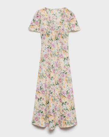 Mango Floral Midi Dress