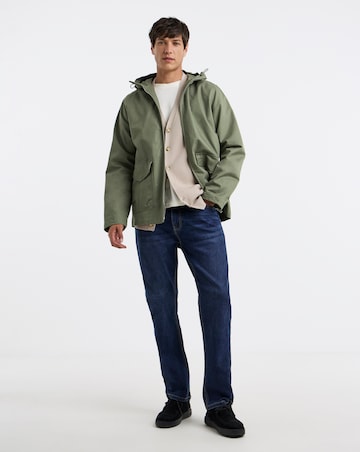 Cotton Peached Hooded Jacket