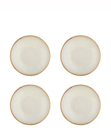 Mason Cash Cream Reactive Glaze Set of 4 Pasta Bowls