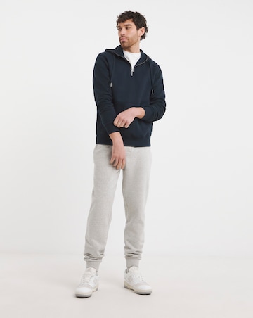 1/4 Zip Hoodie- Navy