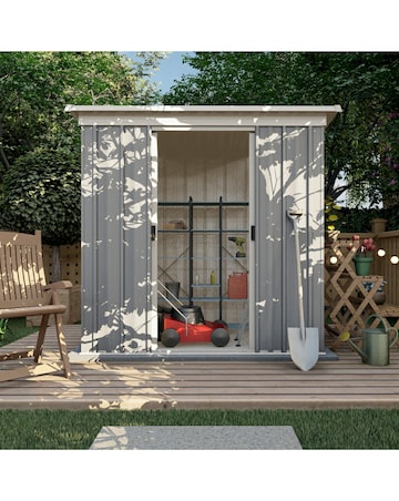 Yardmaster 6x4ft Tall Pent Metal Shed