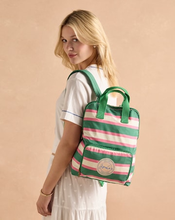 Joules Packaway Backpack - Resort Stripe