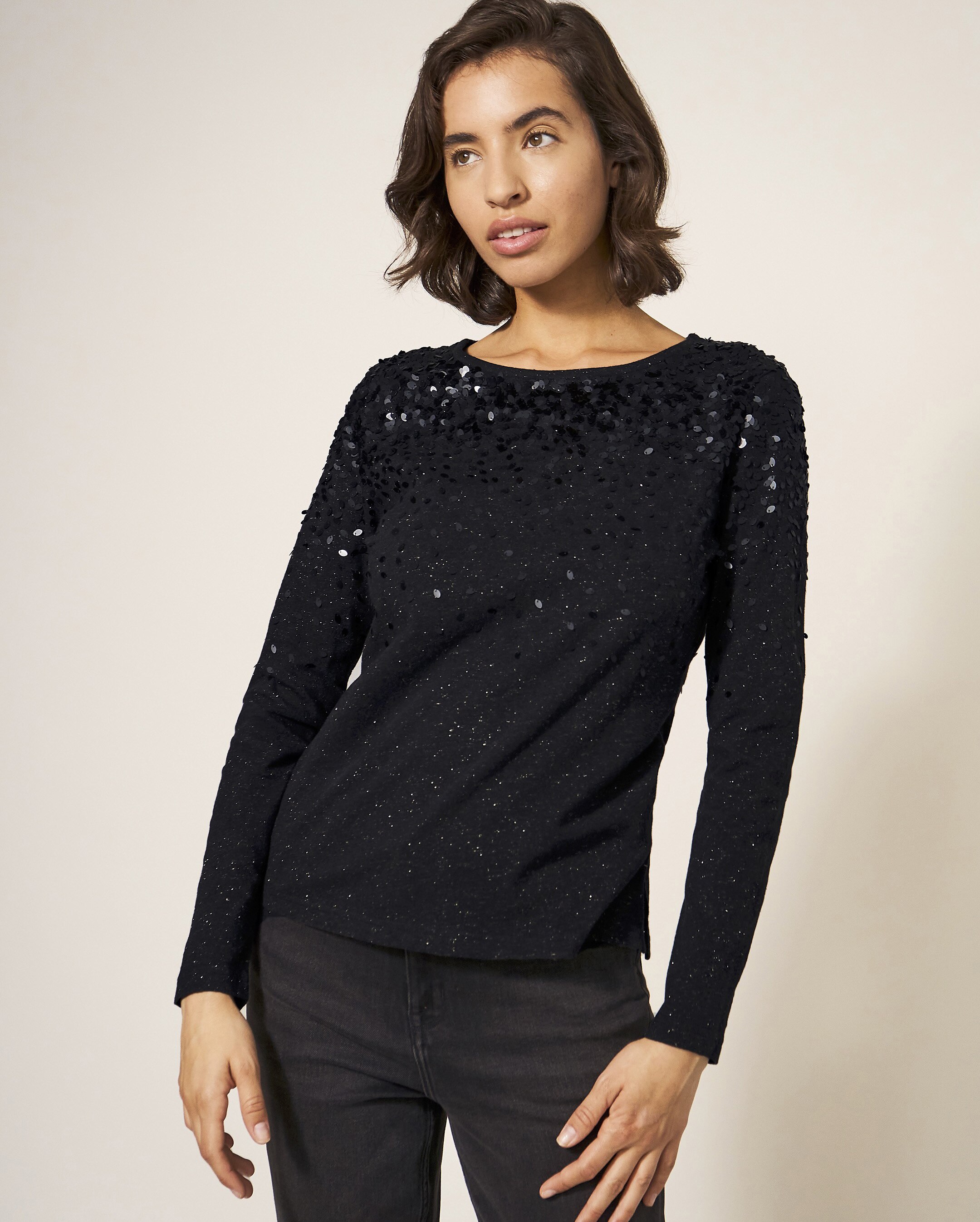 White Stuff Roxy Sequin Top