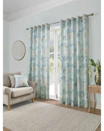 Wisteria Pair of Eyelet Curtains
