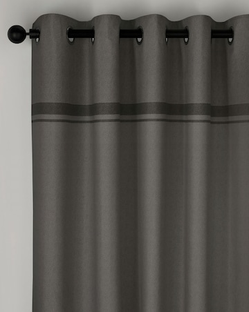 Catherine Lansfield Melville Eyelet Lined Curtains