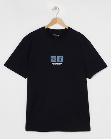 Jack & Jones Portland Graphic T-Shirt - Black