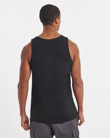 Basic Black Vest Long