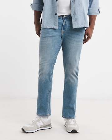 Jack & Jones Glenn Sim Fit Jeans - Blue Denim