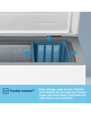 Fridgemaster MCF100E 97L Freestanding Chest Freezer - White - E Rated