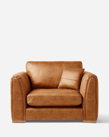 Gray & Osbourn Goliath Faux Leather Snuggler Chair