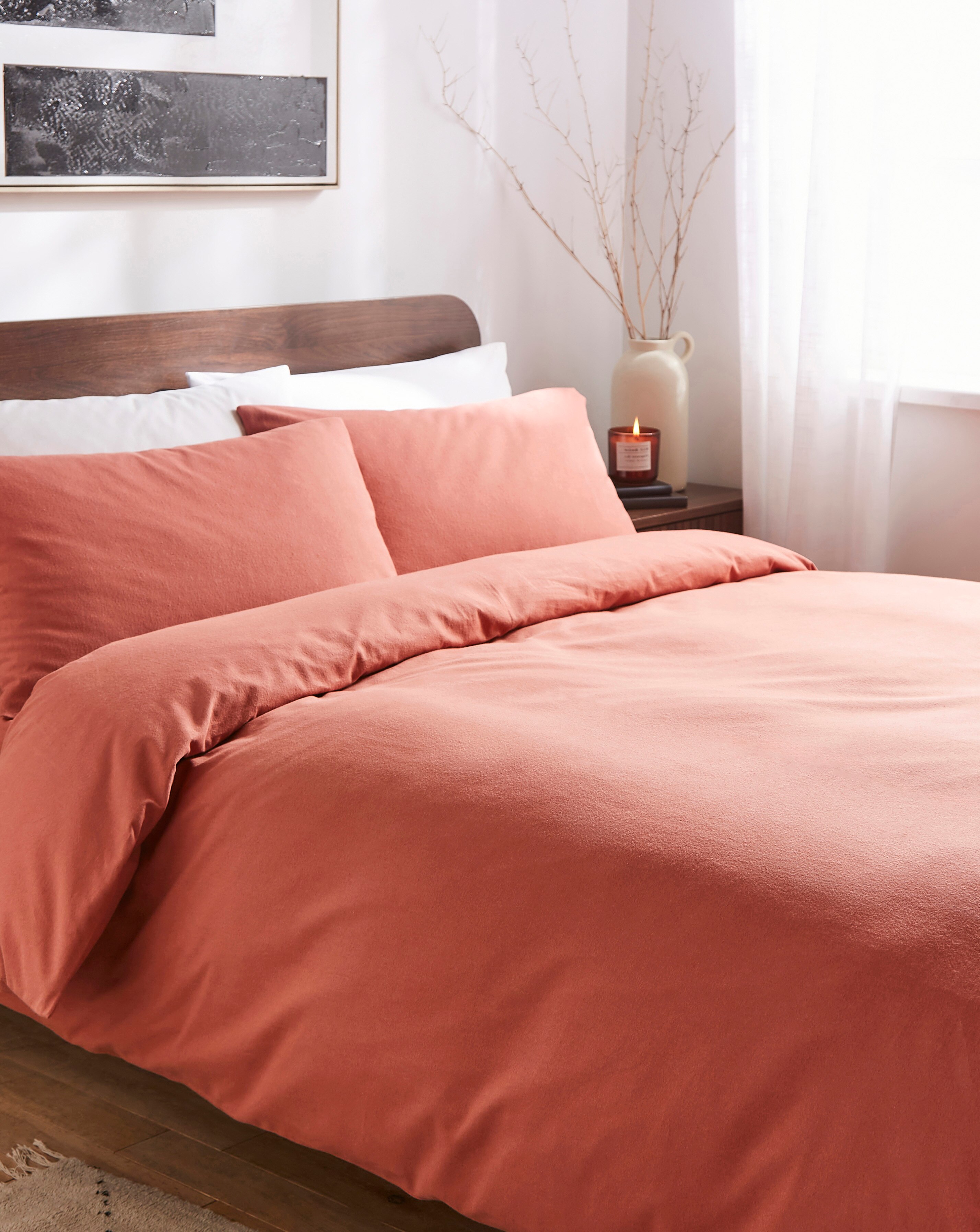 Warm and Cosy Brushed Cotton Flannel Duvet Cover