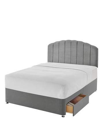 Silentnight Fabric 2 Drawer Divan Base Only