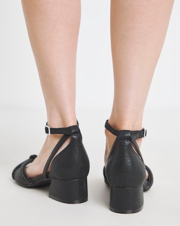 Dotty Diamante Two Part Heels - Extra Wide Fit (EEE)